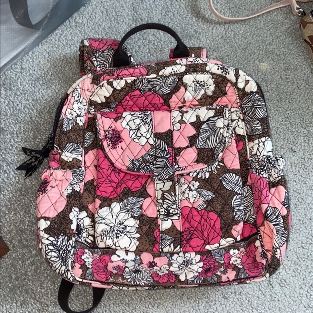 Mocha Rouge Vera Bradley Backpack
